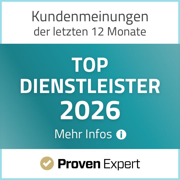 ProvenExpert TOP-Dienstleister 2026